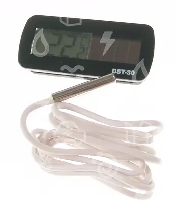 teploměr digitální solární.,-20/+80°C, rozl. 0,1°C, sonda 1m,
